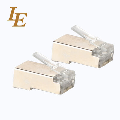 FTP 8P8C Copper Ethernet RJ45 Connector 4P4C 4P2C Keystone Jack