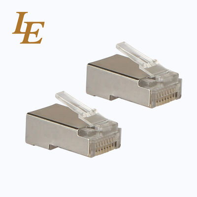 FTP 8P8C Copper Ethernet RJ45 Connector 4P4C 4P2C Keystone Jack