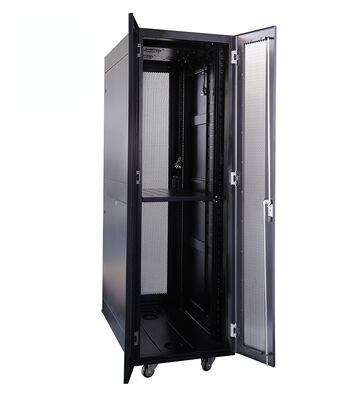 CE RoHS Approved Rackmount Cabinet System Featuring Square Hole Mounting Rails Designed for Network Equipment Housing and Data Center