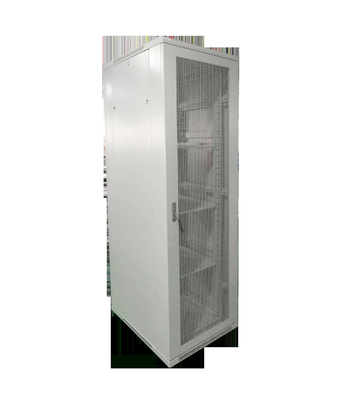 OEM ODM RAL7035 グレー RAL9004 RAL9005 ブラック SPCC 19 インチ 孔状網状ドア サーバー・ラック