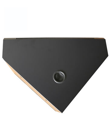 ウォールマウントサーバーラックカスタム19インチ18UシングルセクションSPCC冷間圧延鋼L型600mm強化ガラスドアファンストック