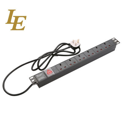 データ センタ イギリスのタイプ1uサーバー棚Pdu 2mのケーブル長