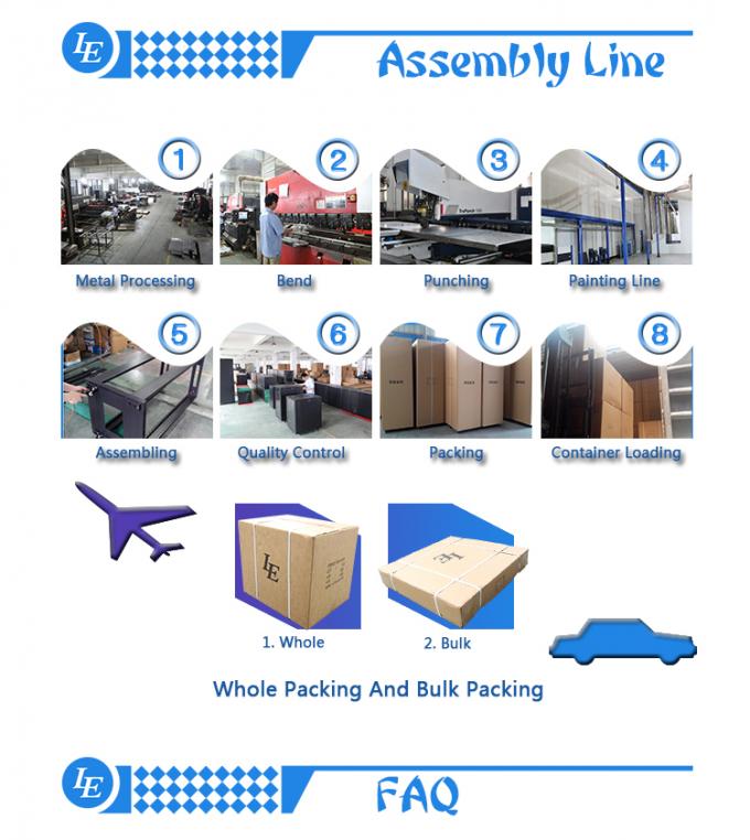 18"x18"x5" メタルDVRロックボックス DVRとNVRの冷却扇付き MDVR 鋼箱 IP20 RAL7035 グレー RAL9004 RAL9005 ブラック メタルキャビネット 8